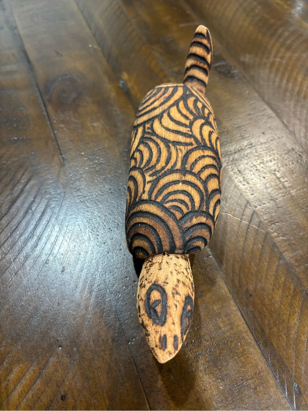 Handcrafted Wooden Turtle With Removable Shell - Picture 9 of 12